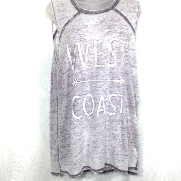 Grayson/Threads Women's Wash Look Loose Sleeveless Shirt Size L - Picture 1 of 6